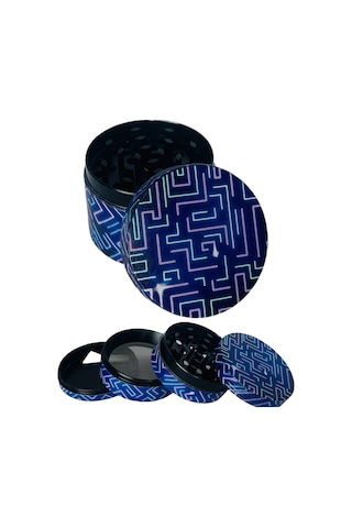3D-11-50MM GRINDER 4 Kat Tutun Baharat Öğütücü Parçalayıcı Paslanmaz Mıknatıslı Gırgır