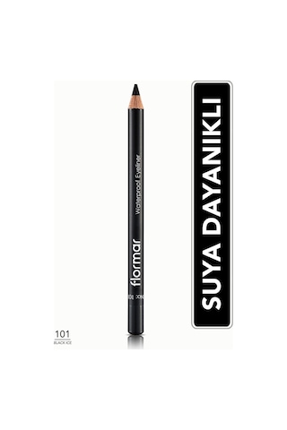 Flormar Waterproof Eyeliner Suya Dayanıklı Kajal Göz Kalemi 101 Black Ice