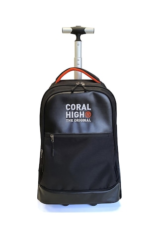 Coral High Siyah İki Kademeli Çekçekli Çanta 23256