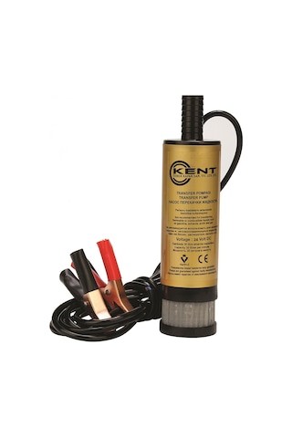Kent 24 Volt Sıvı Transfer Pompası Mazot Pompası Büyük Süzgeçli
