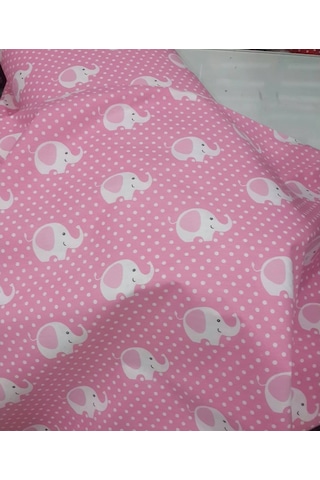 Akfil Poplin Nevresimlik Kumaş Çok Amaçlı En 240 Fil Desenli (461277306)