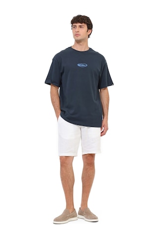Quiksilver Flowers Surfıng Lacivert Erkek Kısa Kol T-shirt 000000000102526227