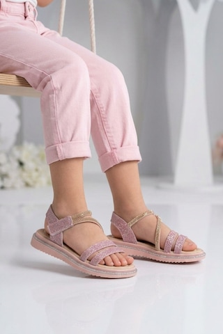 Arzen 26a94 P Pudra-simli Kız Çocuk Sandalet