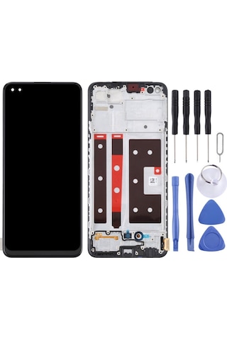 Oppo Uyumlu Oppo Cph2125 Reno 4 Lite Ekran Lcd Full Çıtalı Oled