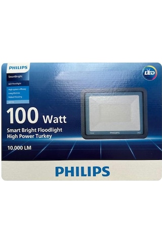Philips 100w Led Projektör 10000lmn 6500k Beyaz Işık G2 Led198 Cw Psu 100w Swb Tr Outdoor Bvp150