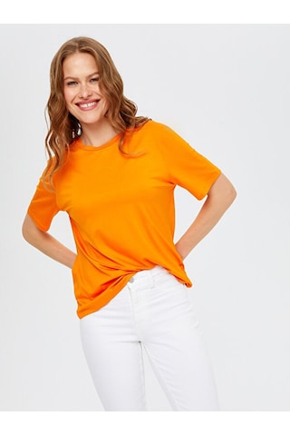 Yuvarlak Yaka Kısa Kol T-shirt S25tsh002 Bs25tsh00261 Orange