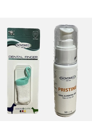 Novomed Pristine Dental Finger Ağız ve Diş Sağlığı 2'li Novomed Pristine Dental Finger Ağız ve Diş Sağlığı 2'li