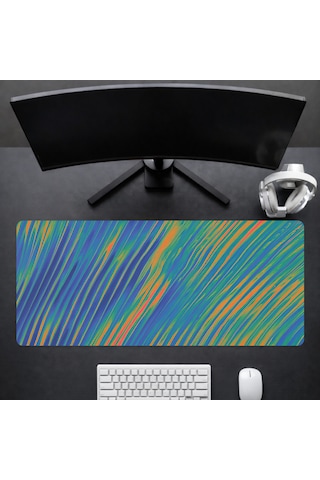 90x40 Cm Desenli Oyuncu Gaming Mouse Pad Kaymaz Kauçuk Taban Fare Altlığı Xxl Mousepad Pattern Serisi 02
