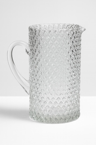 Grandora 2 Litre Şık Dekorlu Cam Sürahi Boncuk Desen, Premium Kalite