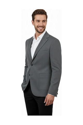 Erkek Tek Spor Ceket Çift Yırtmaçlı Bgl-st04979 Gri