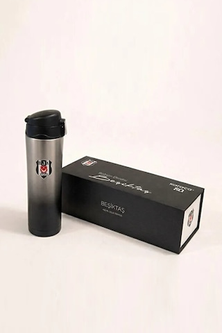 Karaca X Beşiktaş Çelik Sızdırmaz Termos Kutulu 450 Ml Gümüş