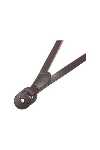 Cbtx Kamera Bilek Kayışı Kavrama Canon Nikon Sony Fujifilm Panasonic Kameralar Uyumlu Kuzu Deri El Kayışı - Kahve