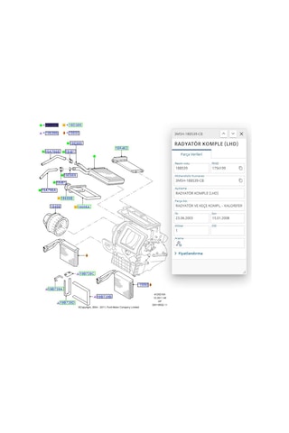 Kalorifer Radyatörü Focus C.max 05 Kale 347390 - 3m5h 18b539 Cb
