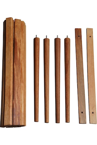 Ahşap Katlanır Rulo Masa Kamp Outdoor Bahçe Araç Araba Masası Bambu