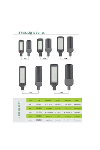 Dls 50 W Dış Mekan Led Yol Sokak Armatür