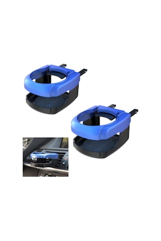 Araç İçi Şişe Ve Bardak Tutucu Bardaklık La-053 Mavi 1 Adet