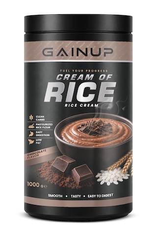 Gainup Cream Of Rice 1000gr - Çikolata Aromalı Pastörize Mikonize Pirinç
