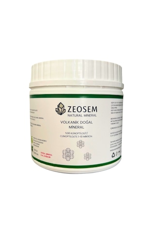 Zeosem Zeolit -Klinoptilolit Mha Ultra Mikronize 1-10 Mikron 300 G