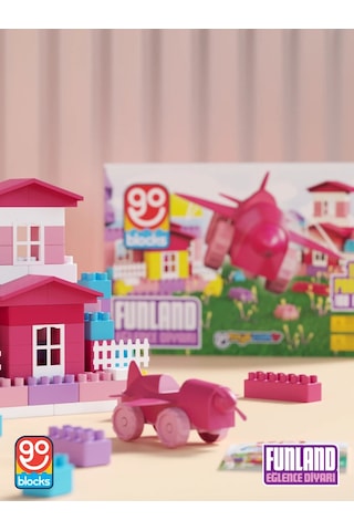 Go Blocks Funland 100 Parça Yapı Blok Seti Yapı Oyuncakları Mega Blok Shopist