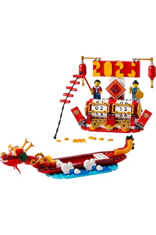 LEGO® Festival Takvimi 40678 – 10 Yaş ve Üzeri Çocuklar için Yeni Ay Yılı Temalı Oyuncak Yapım Seti