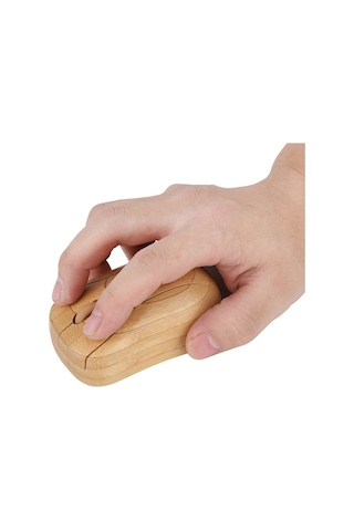 Padalink Doğal Bambuslu Kablosuz Fare - 1600 Dpı, 10m Menzil, Windows Uyumlu, Sesiz, Su Geçirmez, Estetik Ve Sağlıklı Masaüstü/laptop Erişim