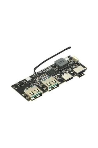 Çift Usb 5v 22.5w Ledli Micro Type-c Powerbank Modülü