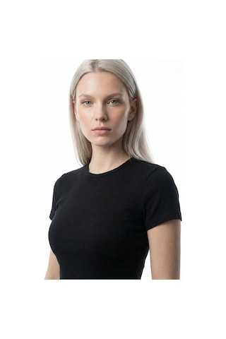 LOFT Slim Fit Kadın Tshirt K.kol Lf2043599 Q1.v1 Siyah