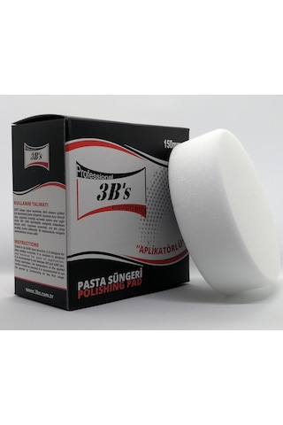 3b's Pasta Süngeri - Aplikatörlü - Beyaz - 150mm
