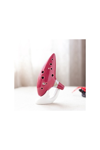 Hermann Mayer Hmo12Rd Pro Seramik Alto Ocarina - Kırmızı