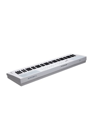 Kurzweil Kae1-wh Taşınabilir Dijital Piyano Beyaz Orta Seviye 88 Tuşlu Hassas Klavye, Dahili Ses Sistemi, Modern Kompakt Tasarım