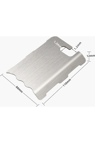 Dancemonkey Paslanmaz Çelik Açık Hava Taşınabilir Kamp Ocağı Isı Yalıtım Levhası Isı Kalkanı Dağcılık Kamp Ocakları Jcb Brülörleri İçin Aksesuarlar Kamp Sobası Gümüş