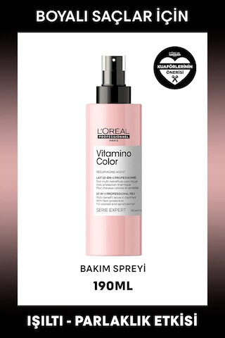 L'Oréal Professionnel Serie Expert Vitamino Color Boyalı Saçlara 10 Etkili Saç Bakım Spreyi 190 ML