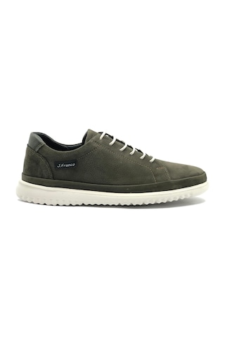 James Franco 9144 Deri Sneaker Casual Erkek Ayakkabı Haki