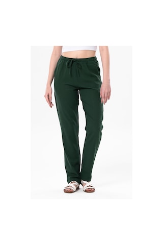 Eliş Şile Bezi Şile Bezi Çift Cepli Unisex Yazlık Pantolon Yeşil Ysl-yeşil Yeşil