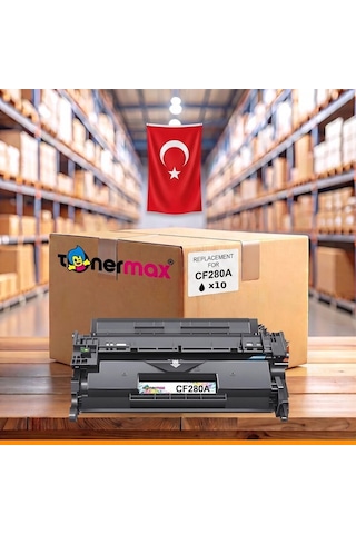Hp Laserjet Pro 400 M401a Uyumlu Toner Çipli Cf280a 10'lu