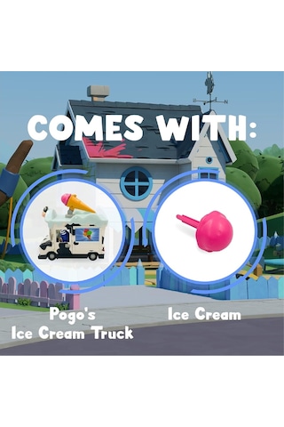Oddbods Action Vehicle Pogo & Ice-cream Truck Taşıt Seti Çok Renkli