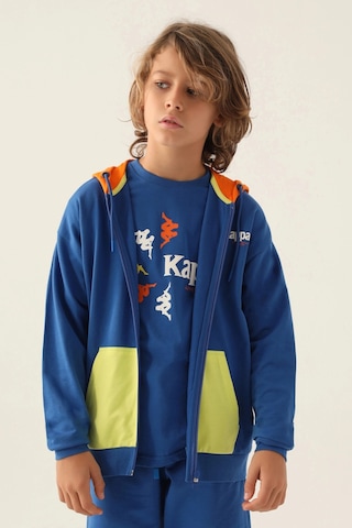 Kappa Erkek Çocuk Fullzıp Sweatshırt - Cobalt Cobalt