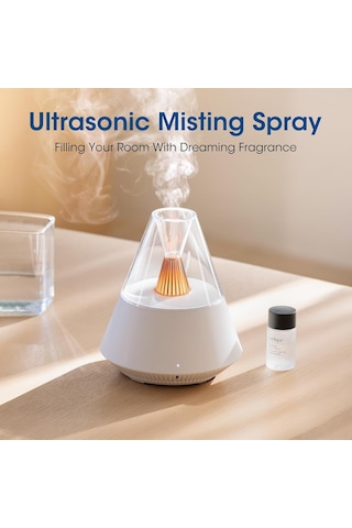 Yatak Odası, Ev, Ofis, Masa, Serin Sis Kokusu Aroma Difüzör İçin Ortam Gece Işığı, Usb Güçlendirilmiş, Sessiz Çalışma Otomatik Olarak, Tek Kişilik Oda İçin Püskürtme