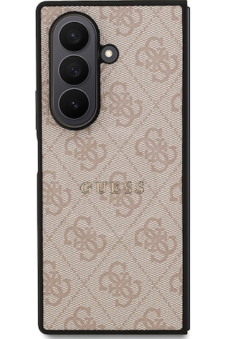 Galaxy Z Fold 7 Uyumlu Kılıf Guess Lisanslı M-safe Özellikli 4g Desen Yazı Logolu Kapak Pembe