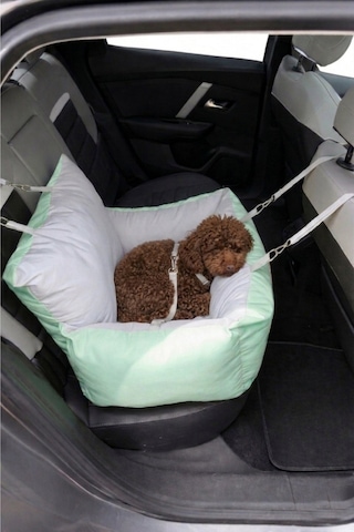 Reyo Max Design Maxie Comfort Drive Araba Koltuğu Ve Köpek Yatağı Mint Evcil Hayvan Araç İçi Güvenli Taşıma Koltuğu, Konforlu Seyahat Yatağı