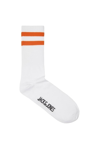 Jack & Jones Jackayden Tennis Sock Erkek Çorap-27394 - Turuncu Beyaz - Turuncu