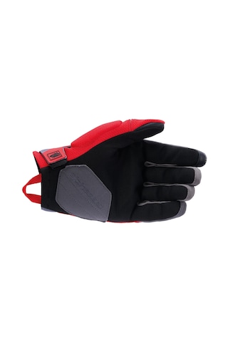Alpinestars Alipnestars Durack Korumalı Motosiklet Eldiveni Kırmızı Gri