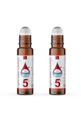 Lugol İyot Çözeltisi %5 Roll-On 2 x 10 ML