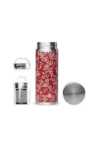 Qwetch Qt5176 Çiçek Desenli Isı Yalıtımlı 400 ML Termos - K