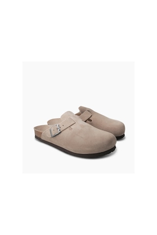 Riva Velour Taupe Terlik Kadın Rıva G105495 Genuins Velour Taupe Riva Velour Taupe Taba