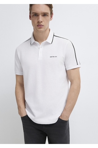 Mavi - Mavi Black Beyaz Polo Tişört 0611838-620