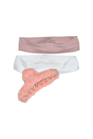 Peluş Toka Ve Saç Bandı Seti Çok Renkli