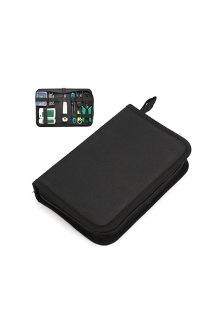 Ağ Kablosu Tamir Bakım Araç Seti Seti 14'ü 1 Arada Taşınabilir Telefon Kablo Kıvrımı