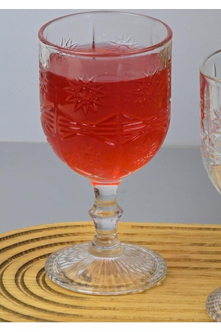Cairo Cam Bardak Seti - 6lı Cam Kadeh Takımı - 250 Ml