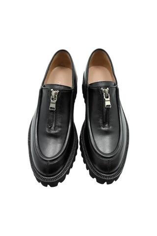 Poletto Hakiki Deri Sıyah Loafer Düz 780 14-1012 Siyah